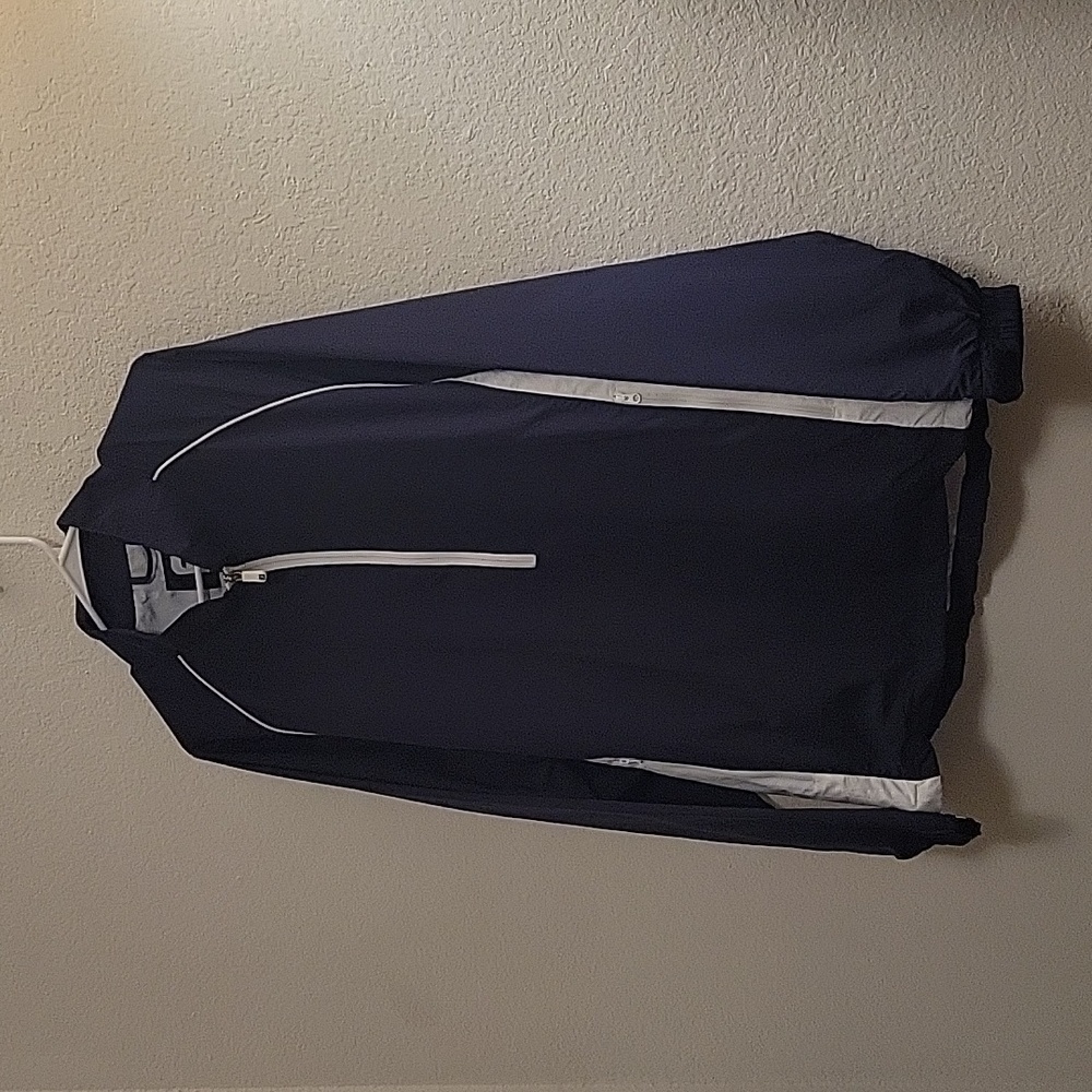 FootJoy 1/4-zip Pullover Jacket - Navy - XL - Picture 3 of 14